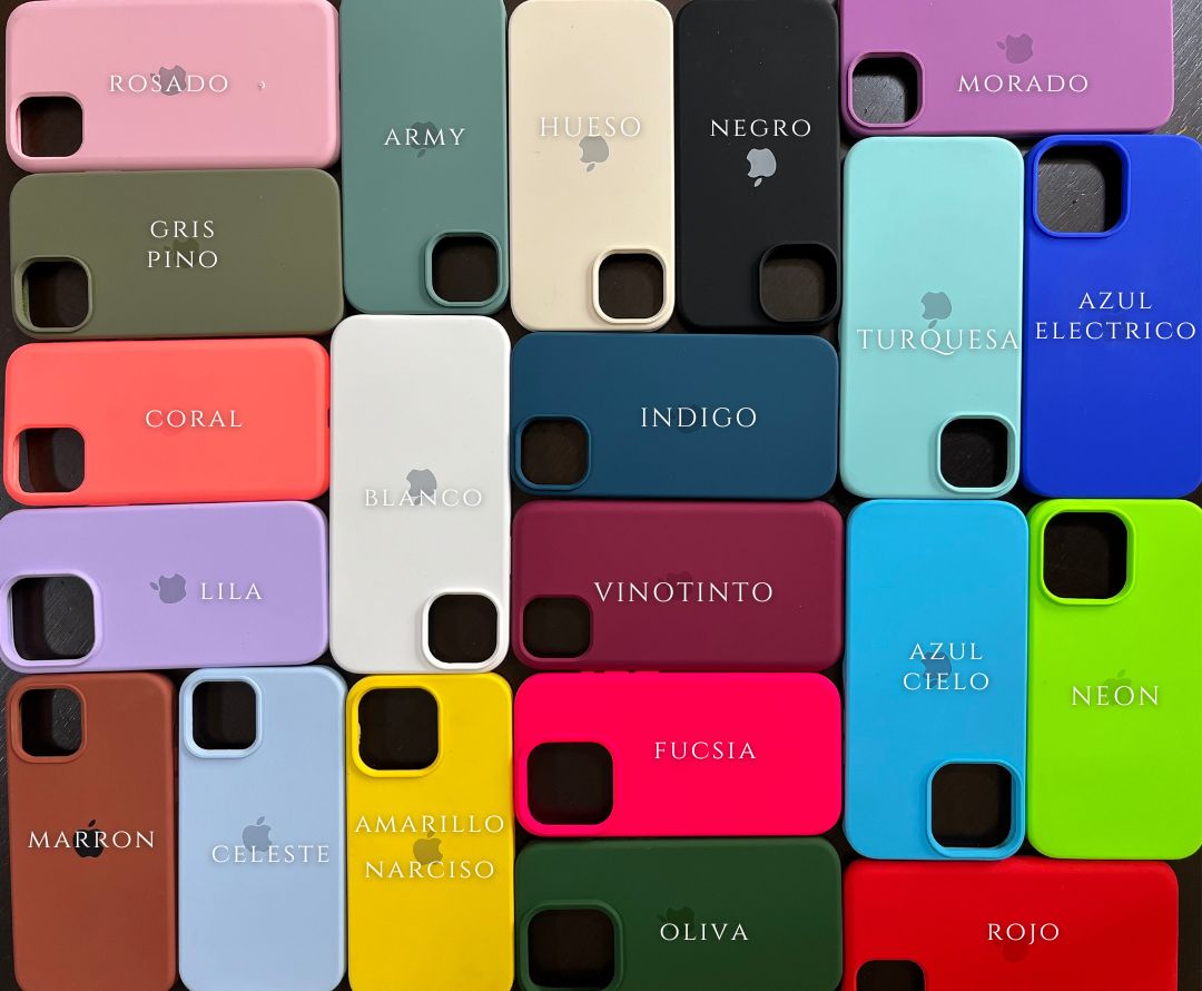Silicone case 7/8 hasta 16 Pro max